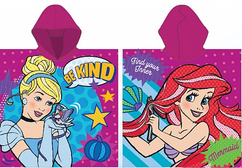 Disney Princess Story beach towel poncho 55x110 cm (Fast Dry)