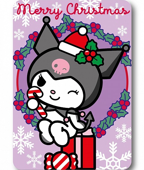 Hello Kitty Kuromi Christmas Fleece Blanket 100x140cm
