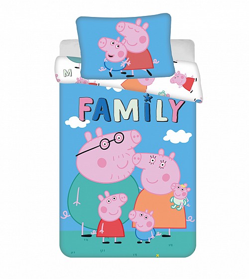 Peppa Pig Big Pig Family kids' bedding set 100×135cm, 40×60 cm
