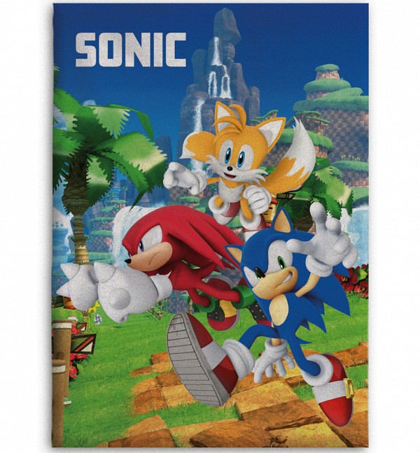 Sonic the Hedgehog Speedy Dreams Sonic the Hedgehog fleece blanket 100x140cm