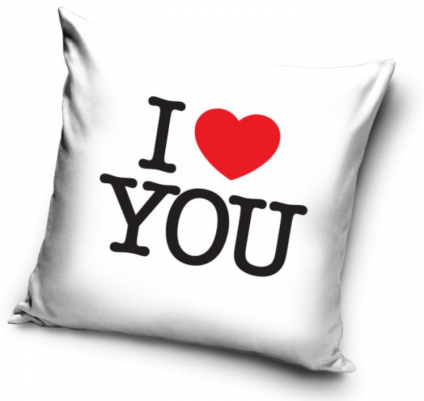 Love I love you pillowcase 40*40 cm