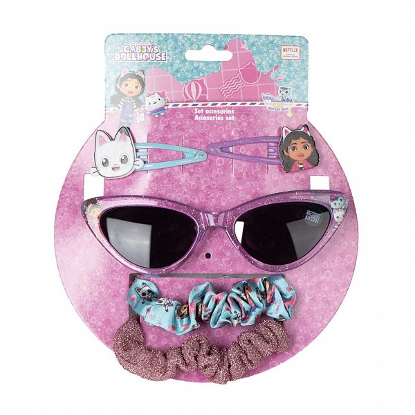 Gabbys Dollhouse sunglasses and hair accessory set