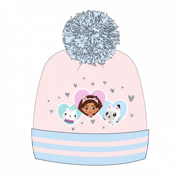 Gabbys Dollhouse Heart childrens beanie 52-54 cm