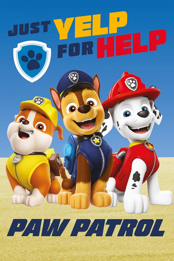 Paw Patrol Yelp polar blanket 100x150cm