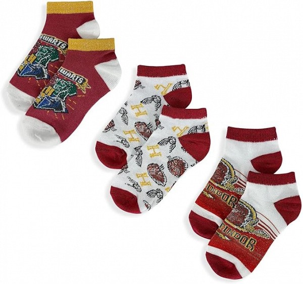 Harry Potter kids no-show socks 23-34