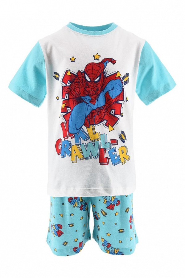 Spiderman childrens short pajamas 3-8 years