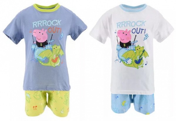 Peppa Pig childrens short pajamas 3-6 years