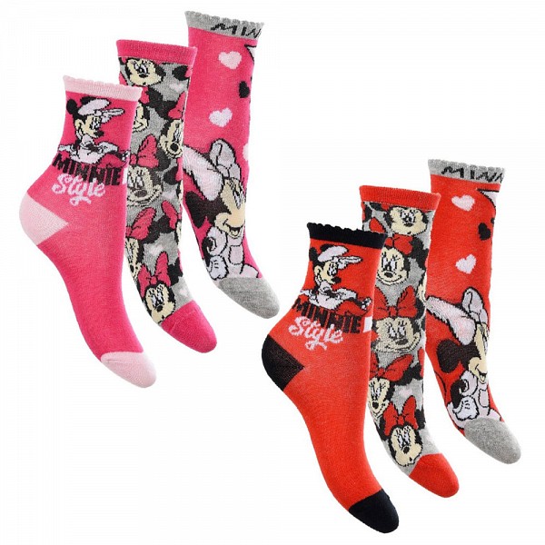 Disney Minnie  childrens socks 23-34