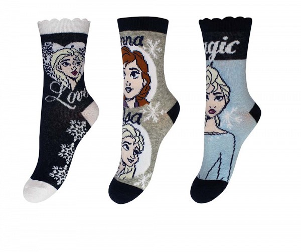 Disney Frozen childrens socks 23-34