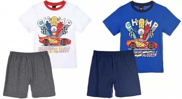 Disney Cars childrens short pajamas 3-8 years