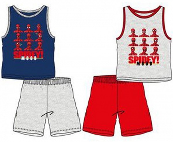 Spiderman childrens short pajamas 3-8 years