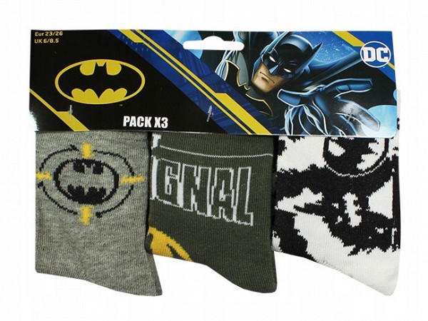 Batman childrens socks 23-34