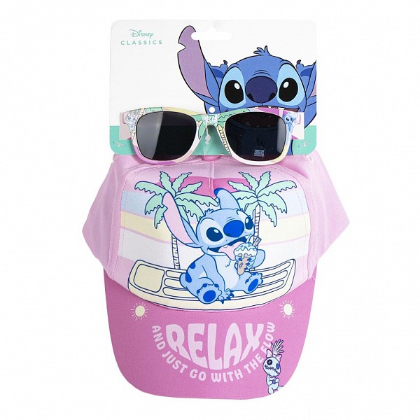 Disney Lilo and Stitch Relax sunglasses and baseball cap set