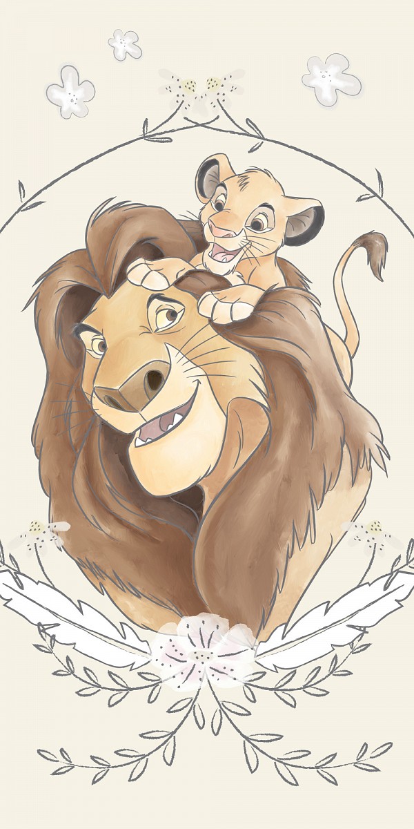 Disney The Lion King Simba Bath Towel, Beach Towel 70x140cm