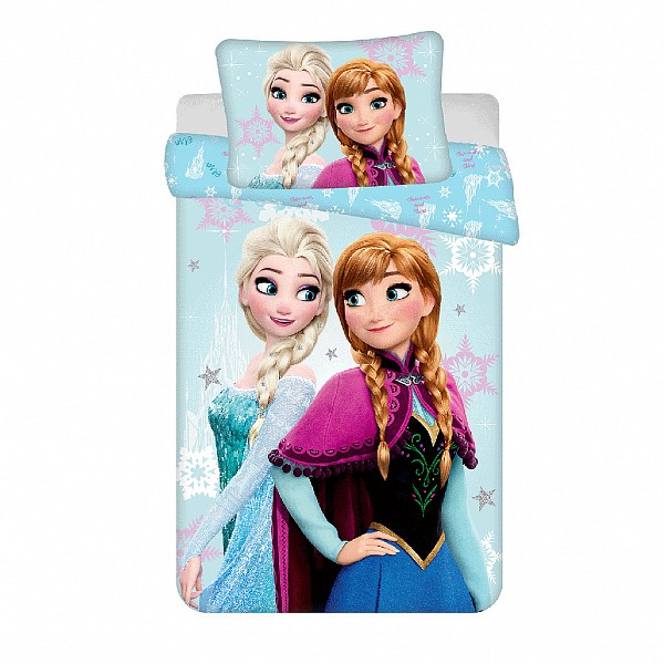 Disney Frozen Light Blue childrens bedding 100×135 cm, 40×60 cm