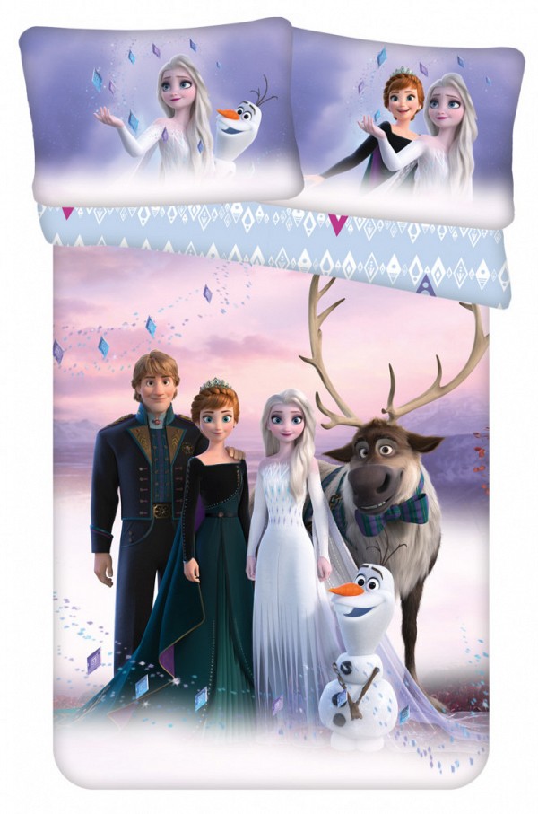 Disney Frozen Winter Wonderland childrens duvet cover 100×135 cm, 40×60 cm