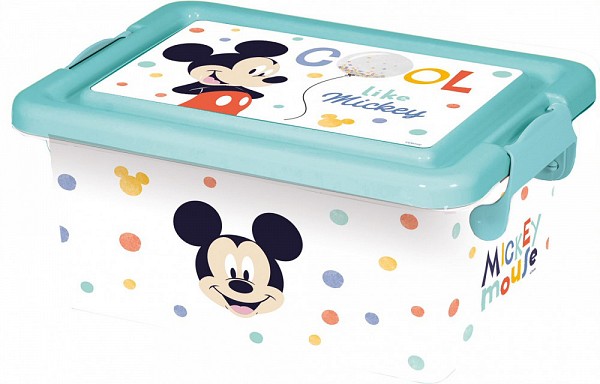 Disney Mickey  plastic storage box 3.7 L