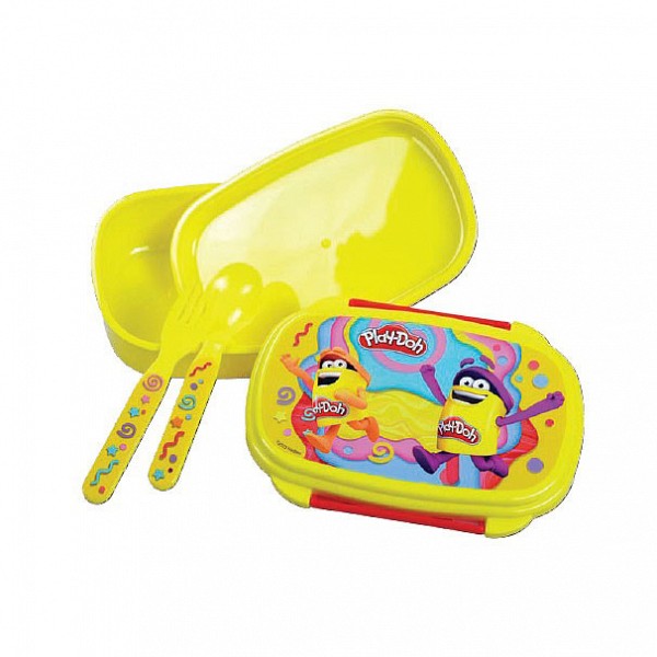Play-Doh Happy sandwich box + cutlery set