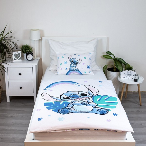 Disney Lilo and Stitch Rainbow Childrens bedding set 100×135 cm, 40×60 cm