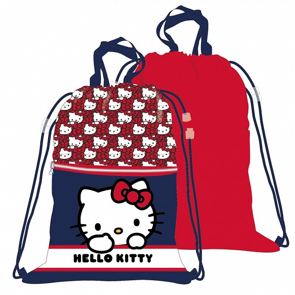 Hello Kitty Red Bow Deluxe sports bag, gym bag 45 cm
