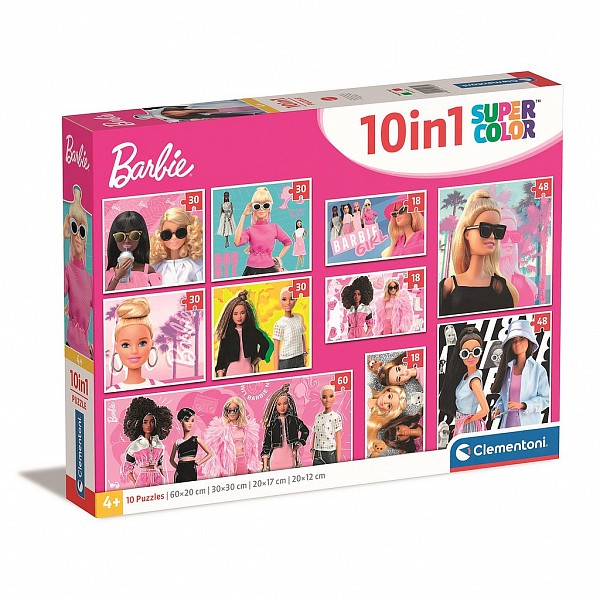 Barbie Girl 10 in 1 puzzle Clementoni  CMC20282
