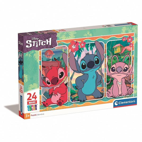 Disney Lilo and Stitch Evile 24-piece maxi puzzle Clementoni  CMC24029