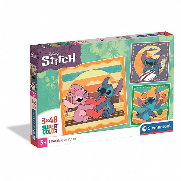 Disney Lilo and Stitch 3x48 pcs puzzle Clementoni  CMC25062