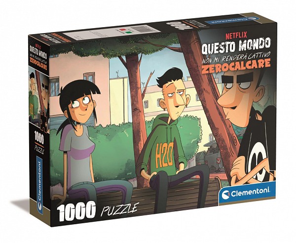 Anime Hoodie Talks A world against 1000 pcs Compact puzzle Clementoni CMC39796