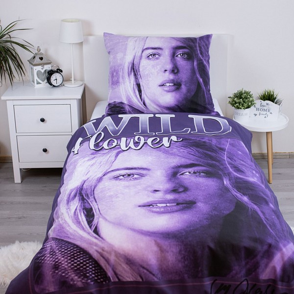 Billie Eilish Wild Flower bedding set 140×200cm, 70×90 cm