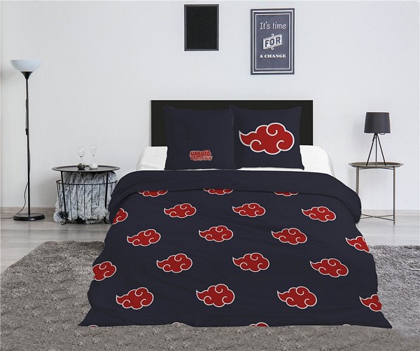 Naruto Akatsuki double, double duvet cover 240×220cm, 65x65 cm