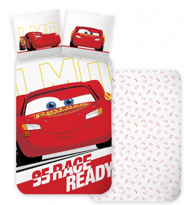 Disney Cars Ready childrens bedding set 100×135 cm, 40×60 cm
