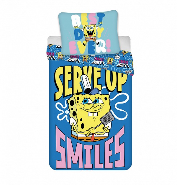 SpongeBob Serve Up bedding set 140×200cm, 70×90 cm
