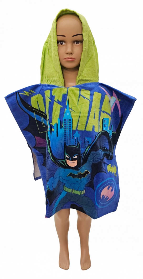 Batman Never Give Up beach towel poncho 55x110 cm
