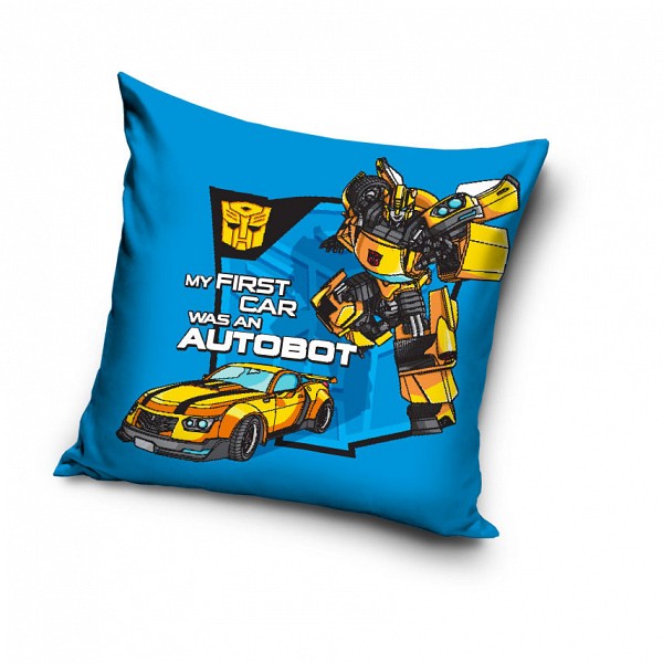 Transformers Autobot velvet cushion cover 40x40 cm
