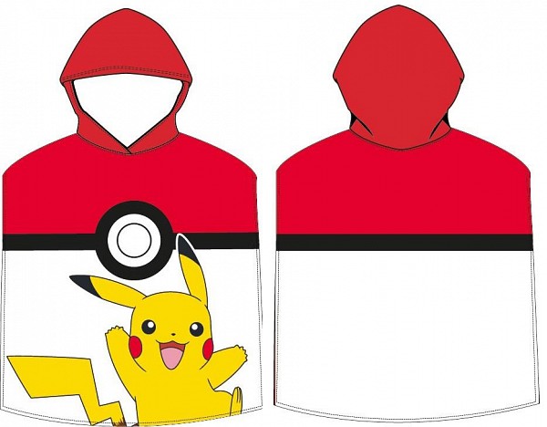 Pokémon Pokeball beach towel poncho 50x115 cm