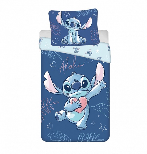 Disney Lilo and Stitch Aloha Blue bedding cover 140×200cm, 70×90 cm