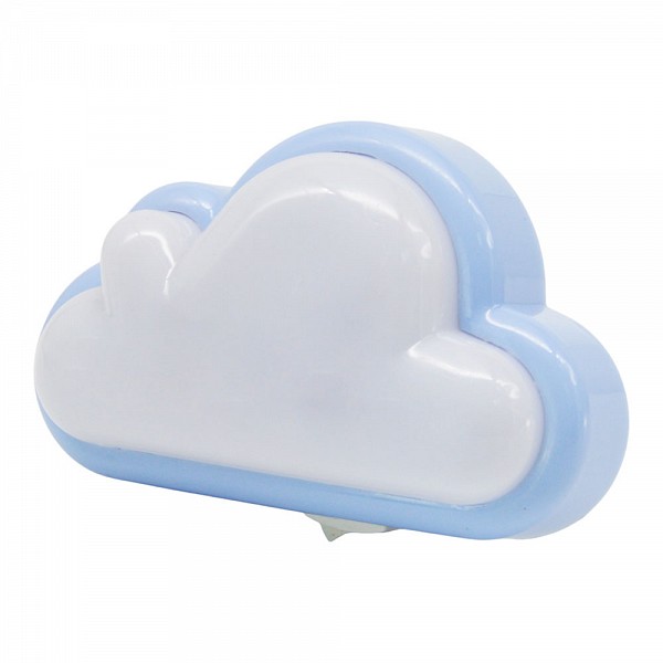 ΦΩΤΑΚΙ ΝΥΚΤΟΣ LED 0,2W ΜΕ ΔΙΑΚΟΠΤΗ ΣΕ ΣΧΗΜΑ ΣΥΝΝΕΦΟ 9,5x6x7εκ. ANKOR