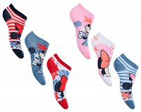 Disney Minnie  Ocean Childrens Ankle Socks 23-34