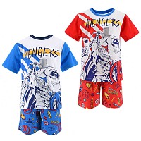 Avengers childrens short pajamas 4-10 years