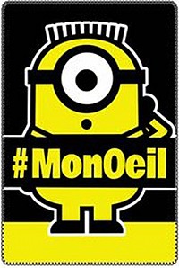 Minions Monoeil polar blanket 100x150cm