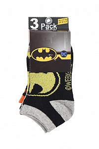 Batman childrens invisible socks 23-34