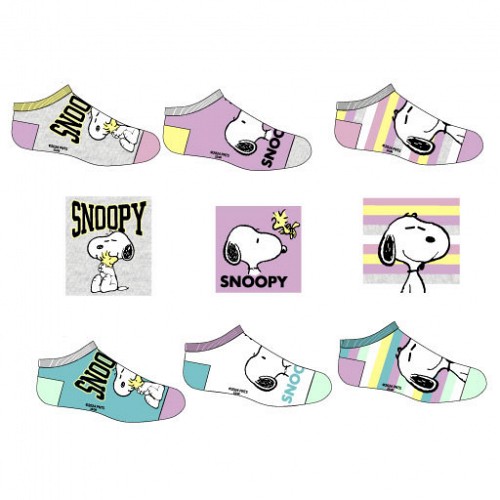 Snoopy Calm kids no-show socks 23-34