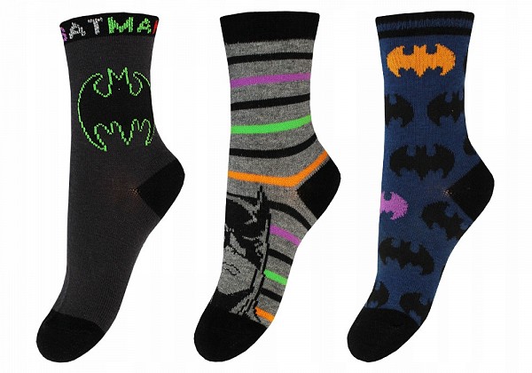 Batman childrens socks 23-34