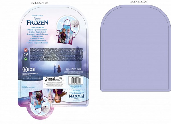 Disney Frozen Whispers kids apron 2-piece set