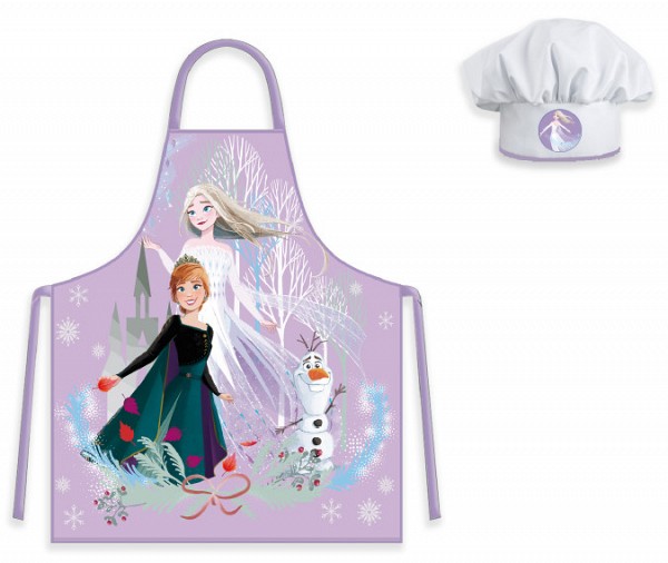 Disney Frozen Purple Autumn childrens apron set of 2