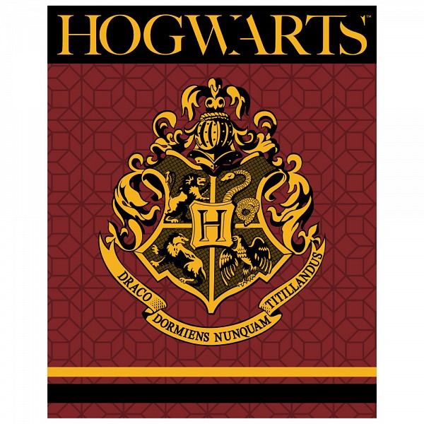 Harry Potter Crest coral fleece blanket 120x150cm