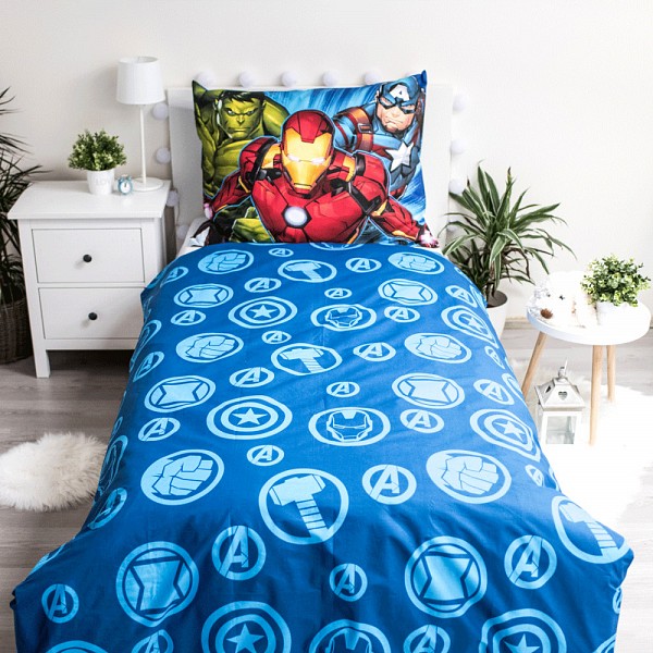 Avengers Brands bedding set 140×200cm, 70×90 cm