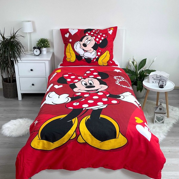 Disney Minnie  Love & Stars bedding cover 140×200cm, 70×90 cm