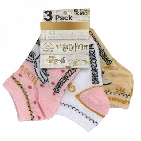 Harry Potter childrens no-show socks 23-34