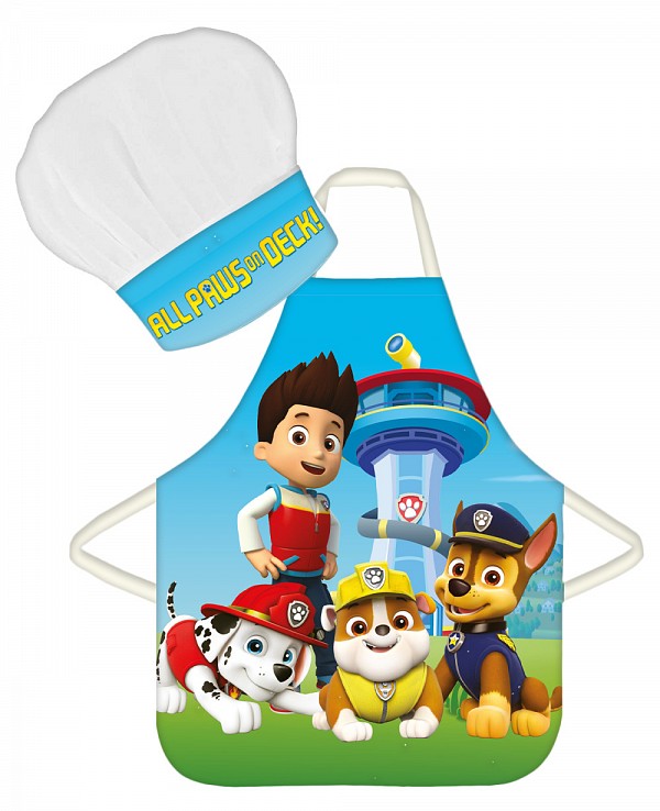 Paw Patrol Paws on Deck childrens apron 2-piece set